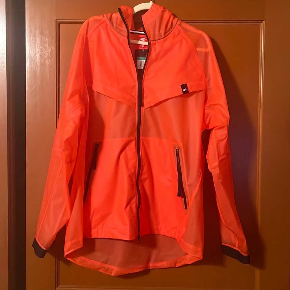 XL Orange Nike Rain Slicker